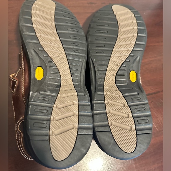 JOHNSTON & MURPHY Brown Basket Weave Memory Foam Sandals 12 - Picture 7 of 8